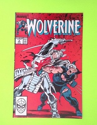 Wolverine #2 Vol. 2 1988 Marvel Comics 1st App Higher Grade Comic Book RY57-270