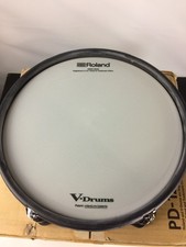 Open Box Roland PD-128 Electronic Drum V-Pad, 12", Black Chrome
