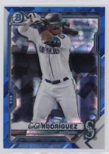 2021 Bowman Sapphire Edition Chrome Prospects Julio Rodriguez #BCP-86 19n6