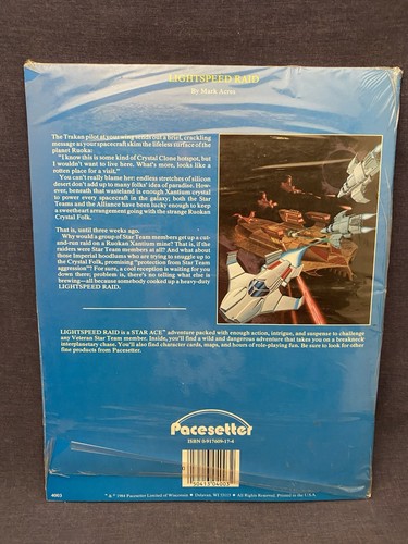 1984 Sealed Starace Lightspeed Raid Mark Acres D&D Pacesetter Star Ace Module - Bild 2 von 3