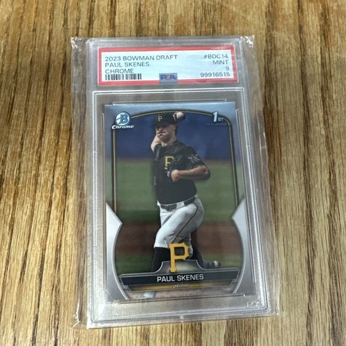 Paul Skenes 2023 Bowman Draft - Chrome #BDC-14 (RC) PSA 9 1st Bowman Chrome