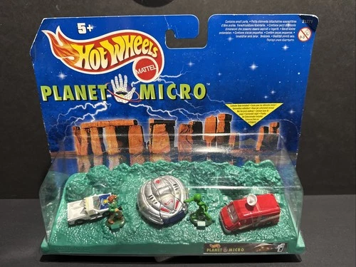 VINTAGE Hot Wheels Planet Micro UnXPlained UFO's  Mattel 1998 Rare