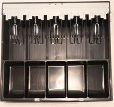 Clover D100 Station POS Cash Drawer Till 5-Bill Tray VGC