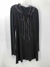 Pre-Owned Karen Kane Grey Size Medium Short Long Sleeve Dress