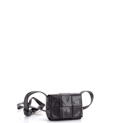 Bottega Veneta Cassette Crossbody Bag Maxi Intrecciato Leather