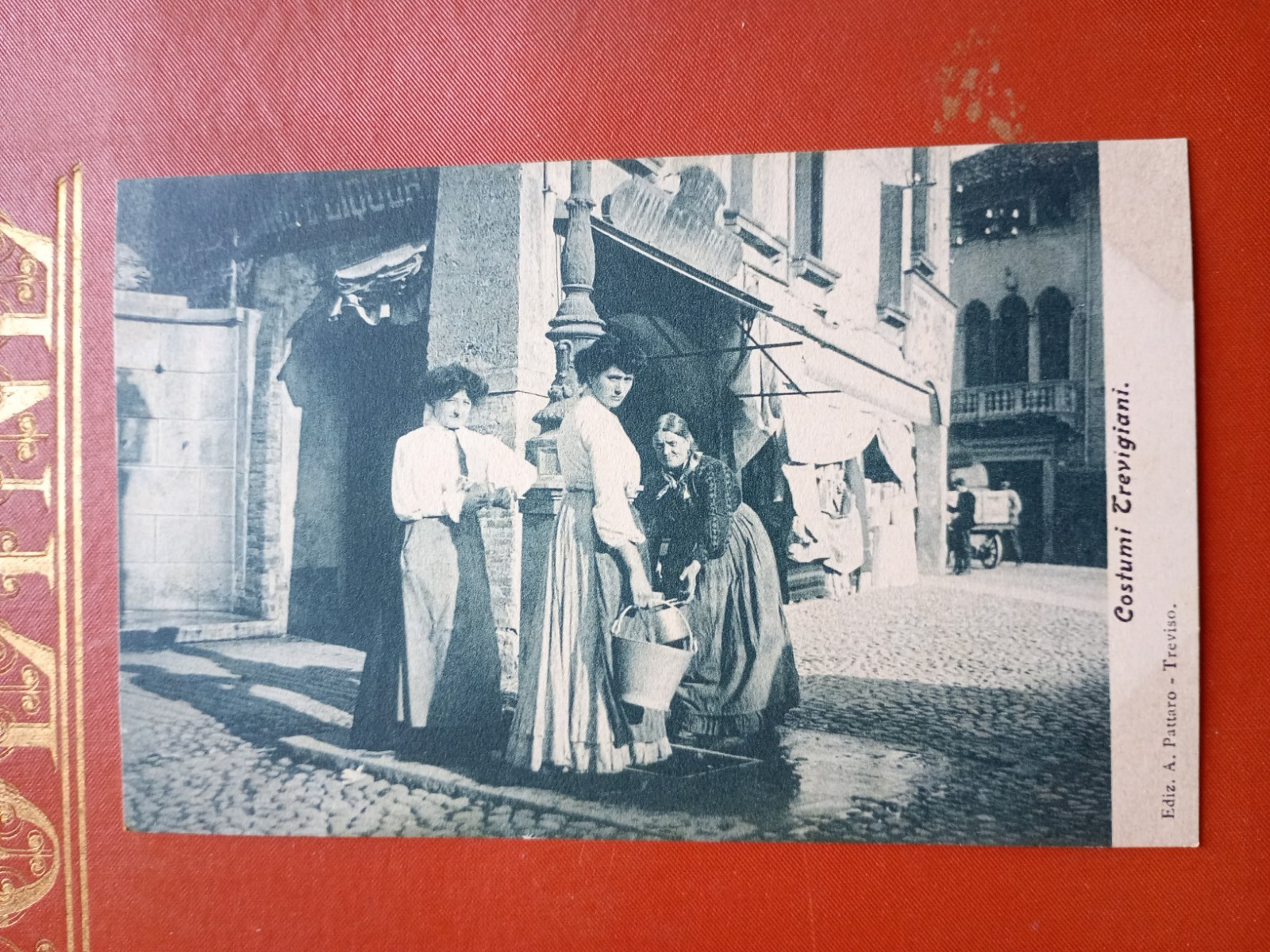 cartoline treviso COSTUMI TREVIGIANI, STRETTA N.V. 1900