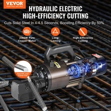 New Electric Hydraulic Rebar Cutter, 2300W Portable Rebar Cutter, Cutting up to