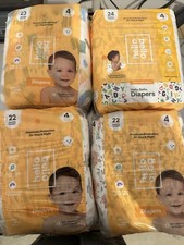 Hello Hello Diapers Size 4 91 CT Baby Diapers Bulk Pack