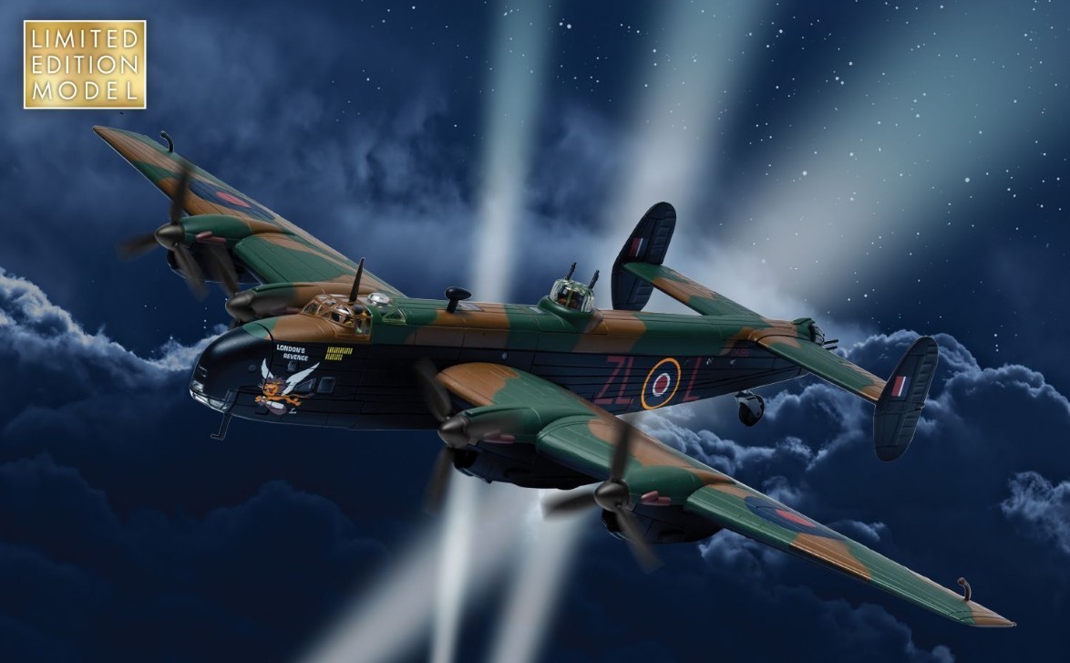 CORGI AVIATION HANDLEY PAGE HALIFAX MKV RCAF 427 SQN RAF LEEMING AA37210