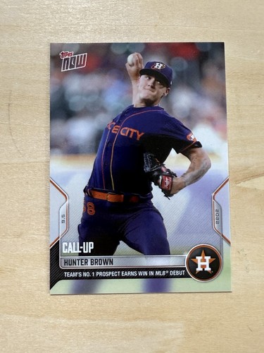 2022 Topps Now 847 Hunter Brown