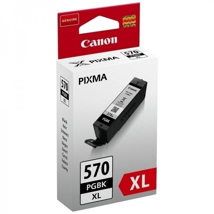 Cartouche d'encre Canon PGI-570 XL Noir pour imprimantes Pixma