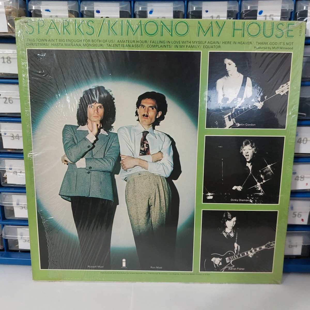 Sparks Kimono My House Vinyl LP 1974 Island Records Art Glam Rock