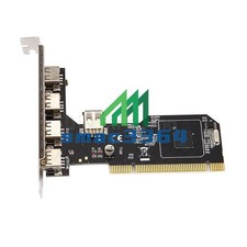5 Port USB 2.0 High Speed 480Mbps PCI Controller Adaptor Card Hub Module la