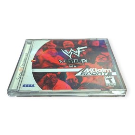WWF Attitude Sega Dreamcast 1999 Wrestling Video Game T-8103N Acclaim Sports CIB