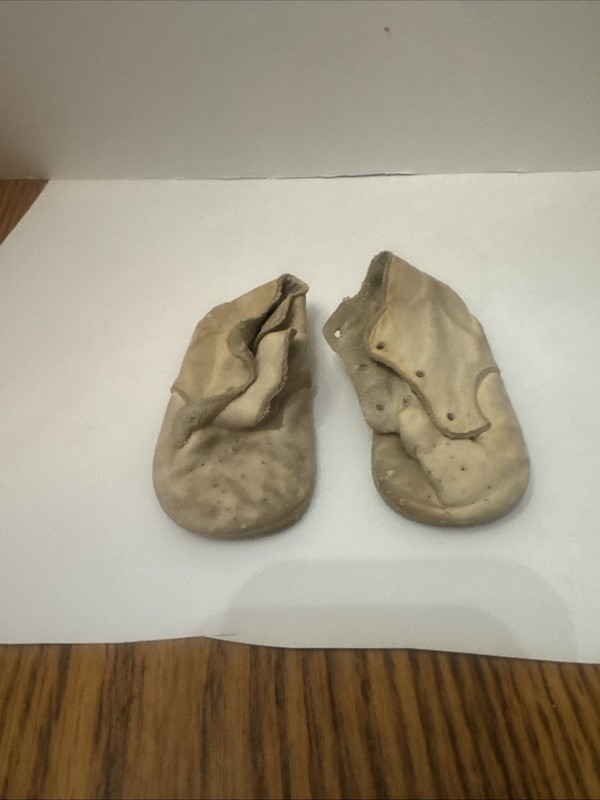Vintage Leather Baby Shoes 