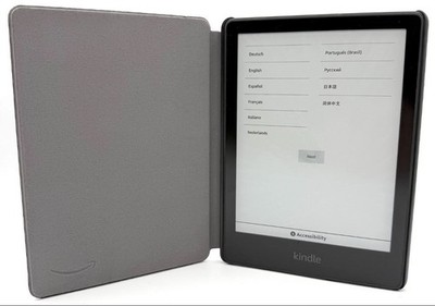 Amazon Kindle Paperwhite Signature Edition (11th Gen) M2L4EK 32GB Bundle w/ Case