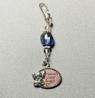 Beaded Keychain Charm - Mommy’s Little Angel - Angel Theme — photo 1