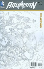 Aquaman #13B Reis 1:25 Variant VF 2012 Stock Image