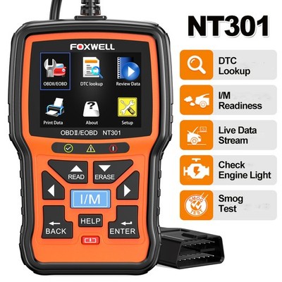 FOXWELL NT301 Profi KFZ OBD2 Diagnosegerät Auto OBDII Scanner Fehlerauslesegerät