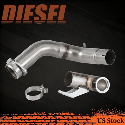 #ad 4quot; Turbo Diesel Exhaust Pipe For 2015 2019 Ford F250 F350 F450 F550 6.7L Diesel $189.99