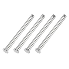 4 Pcs Single Hole Clevis Pins 8 x 100 mm , Silver