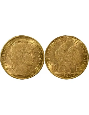 France Marianne - 10 Francs Or, Coq - 1906 Paris - Photo 1/3