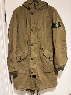 STONE ISLAND KHAKI DAVID LIGHT -TC FISHTAIL PARKA SIZE S