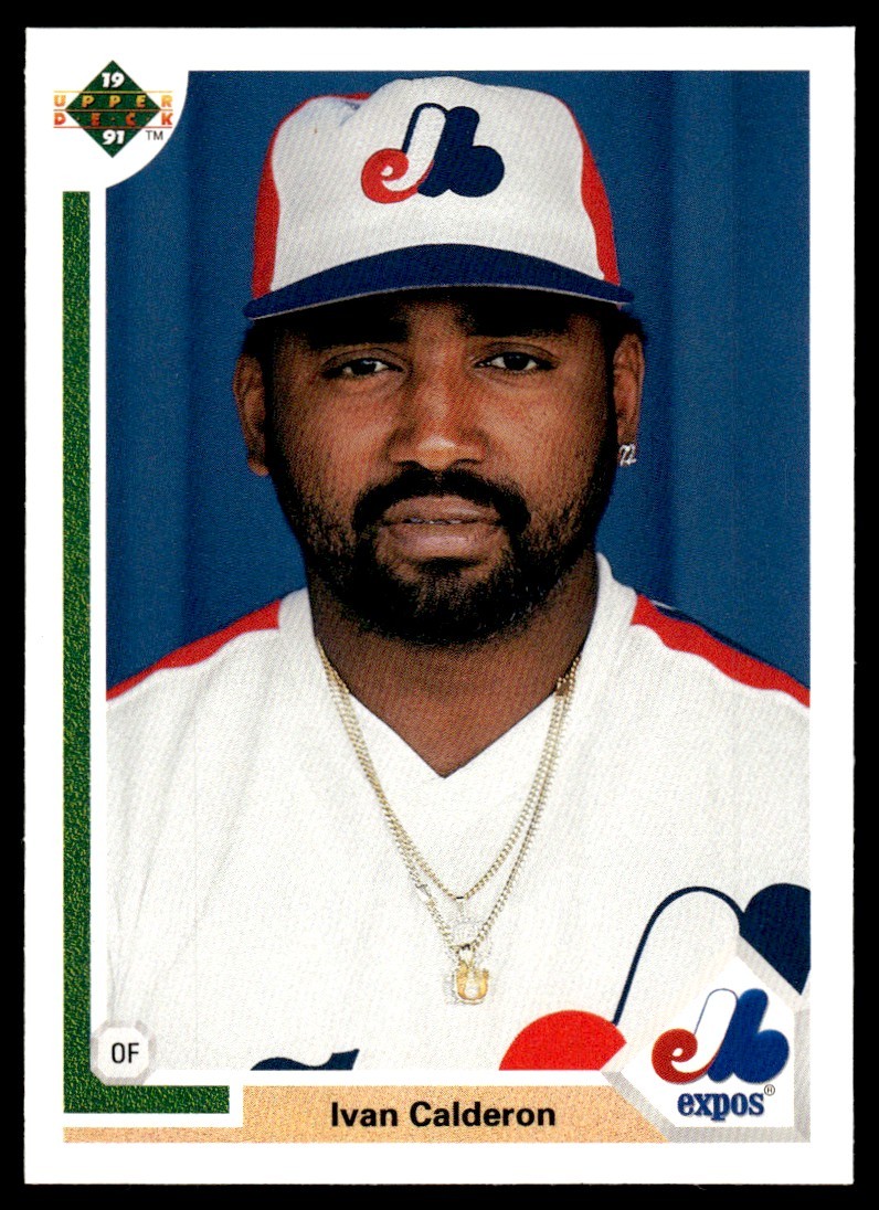 Ivan Calderon 1991 Upper Deck #786 Montreal Expos 31761 Baseball Card