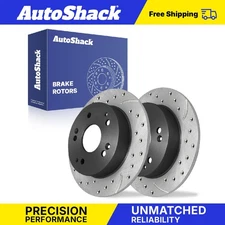 Rear Drilled Slotted Brake Rotors for Honda Accord Acura RSX 1997 Integra