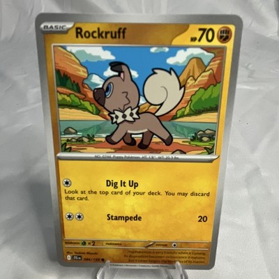 Rockruff 084/159 Sun & Moon Common Regular 70 HP Dig It Up Stampede English