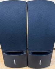 Bose 161 Right & Left System Surround Sound Bookshelf Speakers Black Mountable