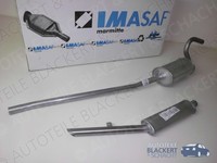 Imasaf Auspuffset Msd+Esd für Fiat 1500+1600 Cabrio +Pininfarina Coupe 1960-1966