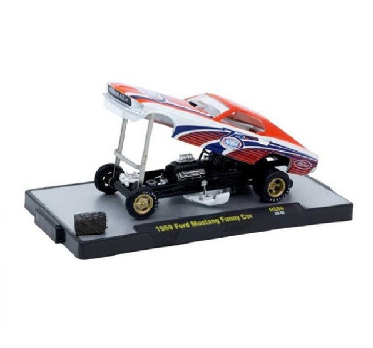 M2 1:64 1969 Ford Mustang Funny Car 75th Anniversary of NHRA Model