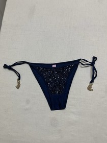 Agent Provocateur S (US) Zonia Navy Sequin Bikini Bottom