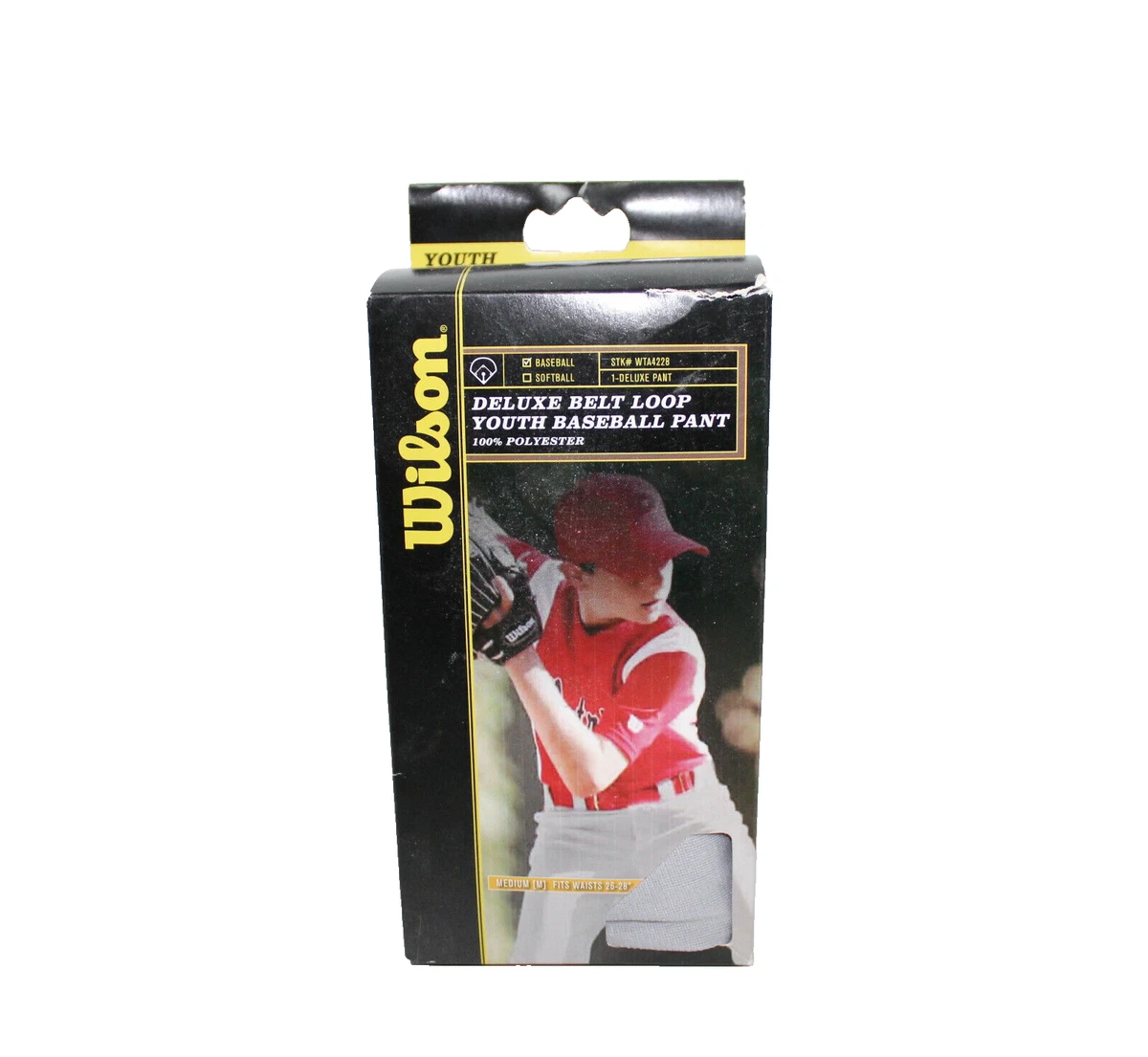 Pantalon De Baseball Wilson Pour Jeune - Taille XS, Gris, Unisexe, état Très Bon