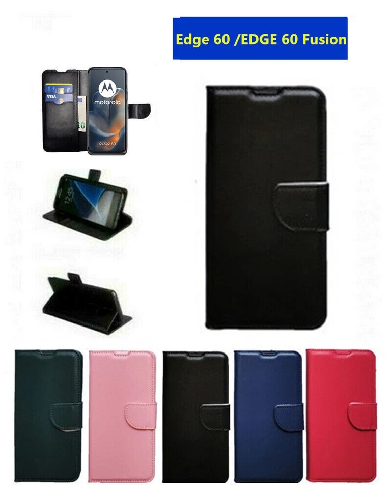 COVER CUSTODIA A LIBRO CHIUSURA CLIP MAGNETICA PER Motorola Edge 60 /60 Fusion