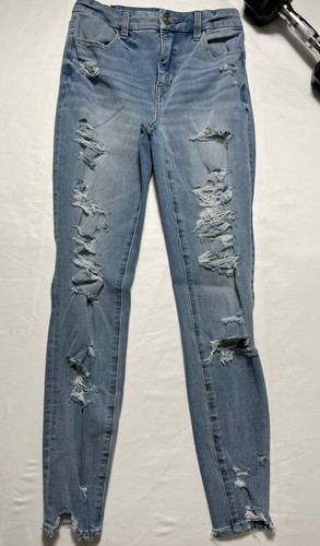 American Eagle Blue Color Jeans-Size 2 #B-809 - Picture 2 of 9