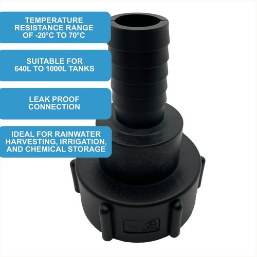 IBC Tank Adapter Connector - Water Tank Outlet Connection Fitting Tool - Picture 21 of 37