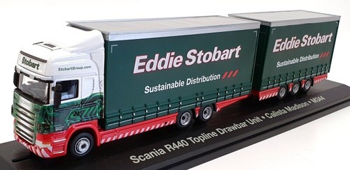 Oxford Diecast Maßstab 1:76 STOB032 - Scania R440 Deichsel Eddie Stobart