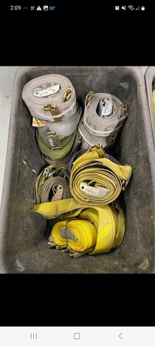 8pk 2"x 16' E Track mixed Cam Buckle Strap Truck Trailer Cargo Van Tie Down