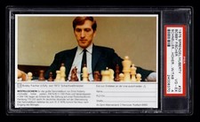 PSA 4 BOBBY FISCHER 1975 Sprengel Chess Card ...