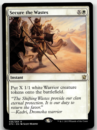 MTG Secure the Wastes Dragons of Tarkir 036/264 Regular Rare - Picture 1 of 1