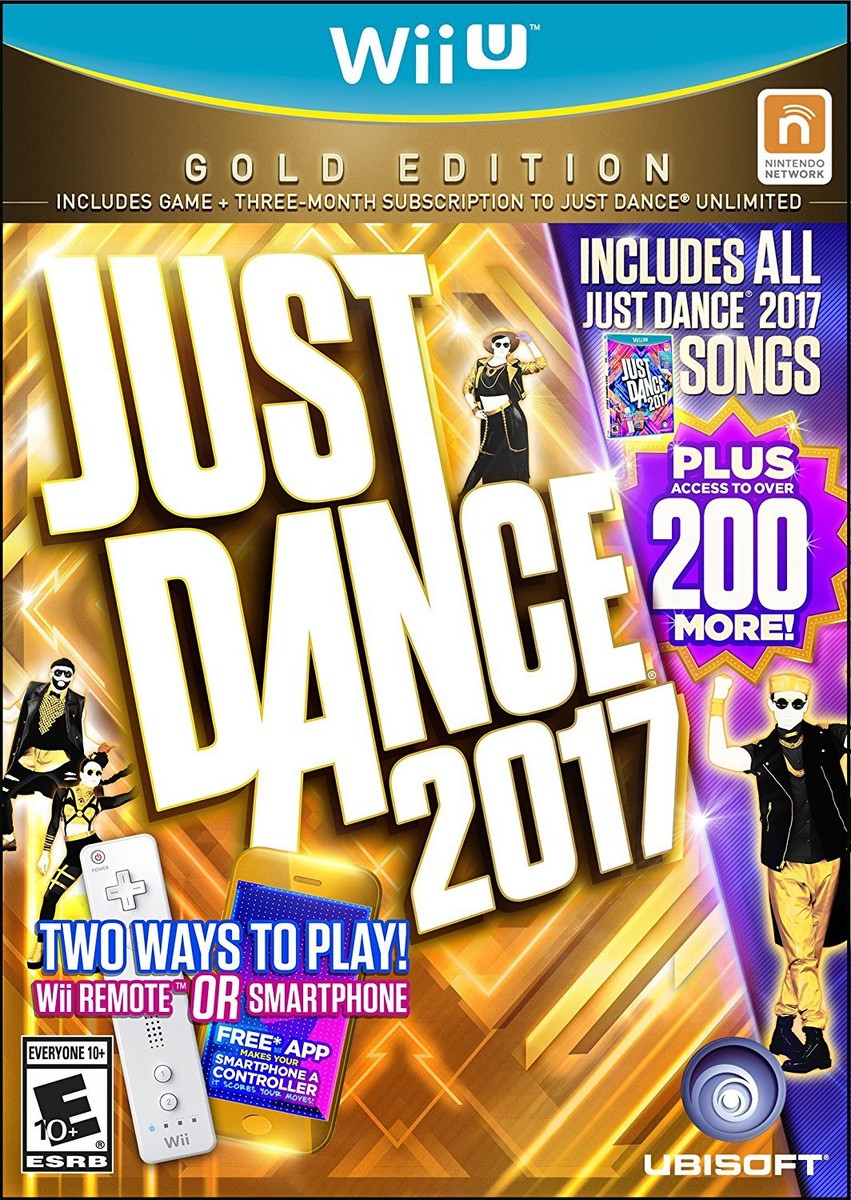 NEW Just Dance 2017: Gold Edition (Nintendo Wii U, 2016)