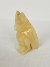 Vintage Hand Carved Genuine Onyx Owl Figurine Paperweight Miniatures Smalls 