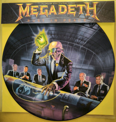 Megadeth - Rust In Peace      Rare Picture Disc 1990  Capitol Records ESTPD 2132