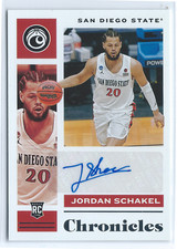 2021-22 Panini Chronicles DP Rookie Signatures CR-JS Jordan Schakel Auto RC 