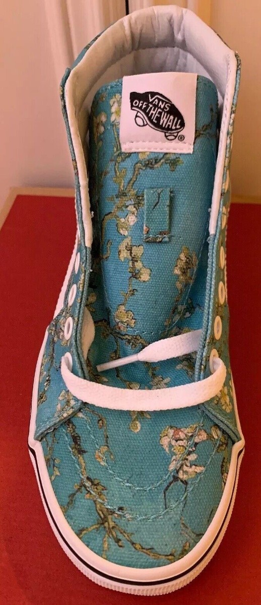 New Vincent Van Gogh X Vans Almond Blossom High Top Sk8 Hi Sk8-hi Women’s