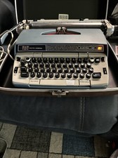 Vintage Smith Corona Typewriter SCM Electra 120 Electric W/Case - WORKS thumbnail