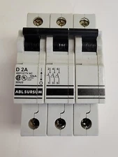 ABL SURSUM D 2A MANUAL MOTOR CONTROLLER/CIRCUIT BREAKER. 3 POLE.