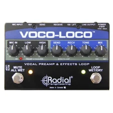 Radial Voco-Loco Microphone Effects Loop & Switcher for Guitar Pedals (Open Box)